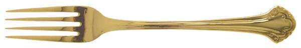 Boston Chippendale Gold (Gold Electroplate) Fork