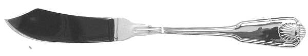 Boston Shell (Silverplate, 1987) Flat Handle Master Butter Knife by Towle Silver