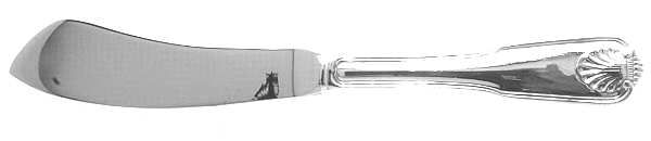 Boston Shell (Silverplate, 1987) Hollow Handle Master Butter Knife