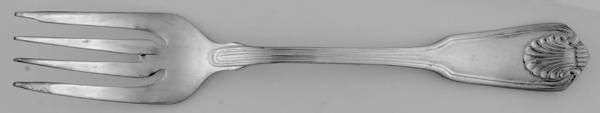 Boston Shell (Silverplate, 1987) Individual Salad Fork by Towle Silver