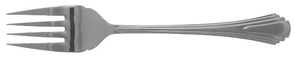 Brighton (Stainless) Medium Solid Cold Meat Serving Fork by Towle Silver
