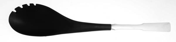 Byfield (Silverplate, 1970) Salad Serving Fork with Plastic Prongs