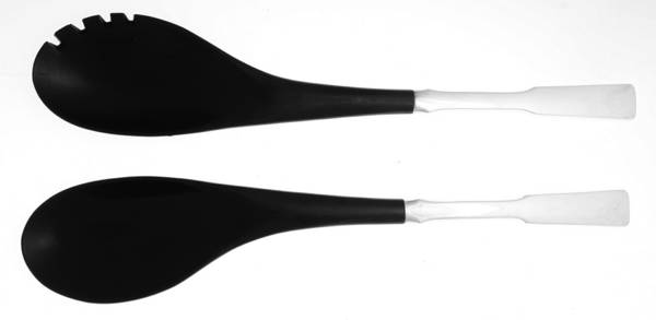 Byfield (Silverplate, 1970) Plastic Bowl 2-Piece Salad Set by Towle Silver