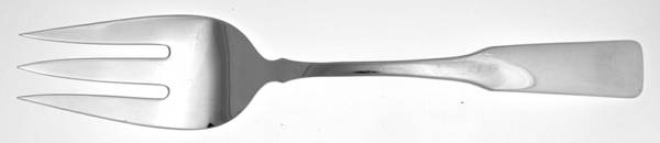 Byfield (Silverplate, 1970) Large Solid Cold Meat Serving Fork
