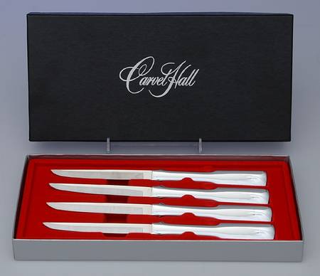 Byfield (Stainless-Cutlery) Individual Steak Knive - Set of 4 & Case
