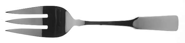 Byfield (Stainless-Cutlery) Large Solid Cold Meat Serving Fork