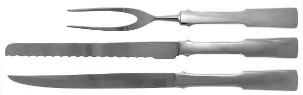Byfield (Stainless-Cutlery) 3 Piece Set (Bread Knife &Large Carving Set)