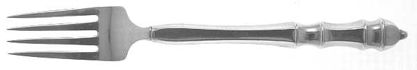 Carpenter Hall (Sterling, 1975) Individual Hollow Handle Salad Fork