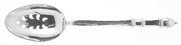 Carpenter Hall (Sterling, 1975) Hollow Handle Pierced Tablespoon W/Sterling Bowl