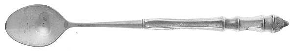 Carpenter Hall (Sterling, 1975) Hollow Handle Iced Tea Spoon
