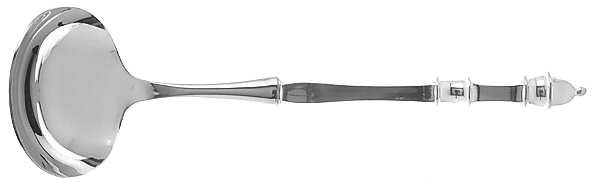 Carpenter Hall (Sterling, 1975) Hollow Handle Gravy Ladle with Stainless Bowl
