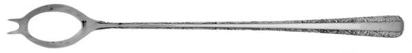 Candlelight (Sterling, 1934, No Monos) Pierced Bowl Long Handle Olive Spoon
