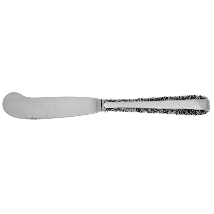 Candlelight (Sterling, 1934, No Monos) Hollow Handle Paddle Butter Spreader (Solid)