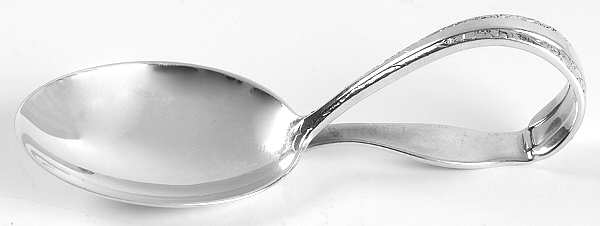 Candlelight (Sterling, 1934, No Monos) Baby Spoon with Curved Handle HC