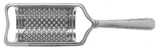 Candlelight (Sterling, 1934, No Monos) Cheese Grater with Hollow Handle, Stainless Grater