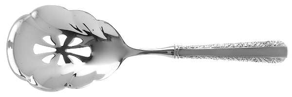 Candlelight (Sterling, 1934, No Monos) Pierced Serving Spoon with Stainless Bowl