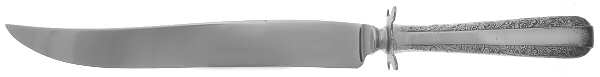 Candlelight (Sterling, 1934, No Monos) Large Carving/Roast Knife StnlBl w/Sterling Guard