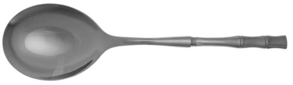 Cane (Stainless, Satin Finish) Casserole Spoon with Smooth Stainless Bowl HC