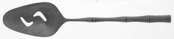 Cane (Stainless, Satin Finish) Pierced Tablespoon (Serving Spoon)