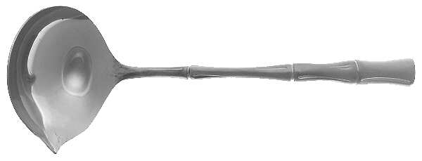 Cane (Stainless, Satin Finish) Solid Gravy Ladle