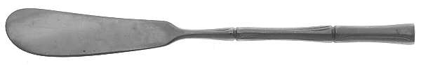 Cane (Stainless, Satin Finish) Flat Handle Butter Spreader