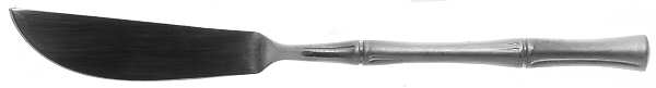 Cane (Stainless, Satin Finish) Flat Handle Master Butter Knife