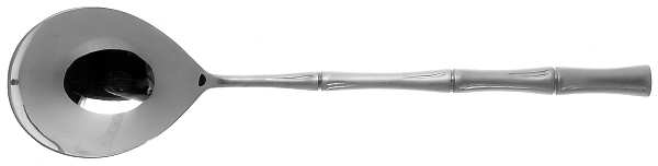 Cane (Stainless, Satin Finish) Solid Salad Serving Spoon