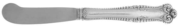 Canterbury (Sterling, 1893) Butter Spreader Hollow Hdl-Paddle/Stainless Blade