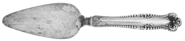 Canterbury (Sterling, 1893) Cheese Server with Silverplate Blade
