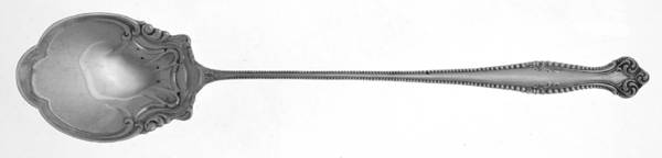 Canterbury (Sterling, 1893) Large Lettuce Serving Spoon