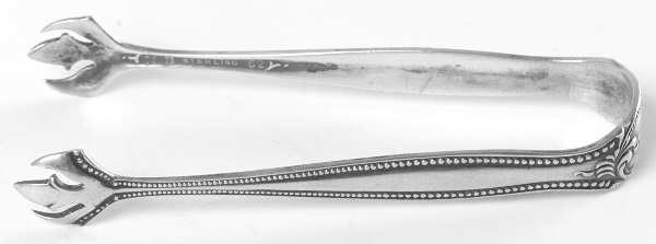 Canterbury (Sterling, 1893) Small Sugar Tongs