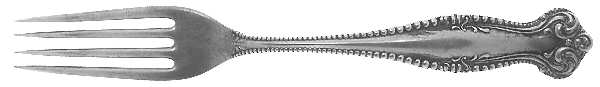 Canterbury (Sterling, 1893) Solid Youth Tea Fork