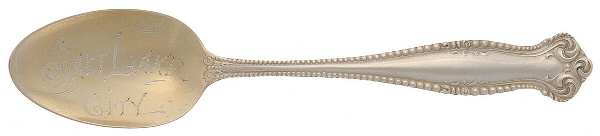Canterbury (Sterling, 1893) Souvenir Spoon (Five O'Clock)