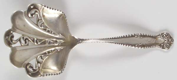 Canterbury (Sterling, 1893) Pierced Almond Spoon