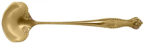 Canterbury (Sterling, 1893) Solid Piece Cream Ladle