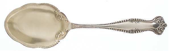 Canterbury (Sterling, 1893) Solid Salad Serving Spoon