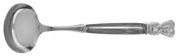 Celtic Weave (Sterling, 1979) Hollow Handle Gravy Ladle with Stainless Bowl