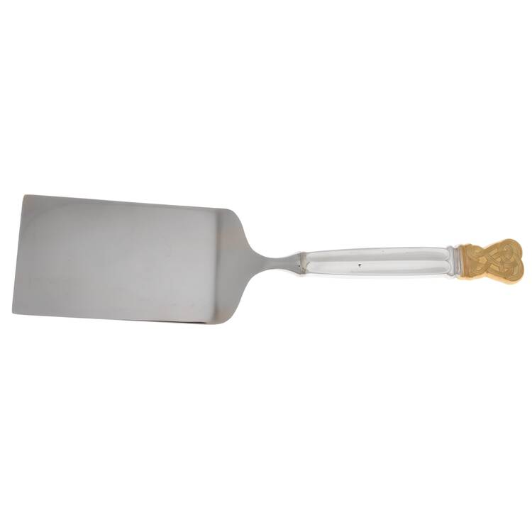 Celtic Weave Gold (Sterling) Lasagna Server with Stainless Blade