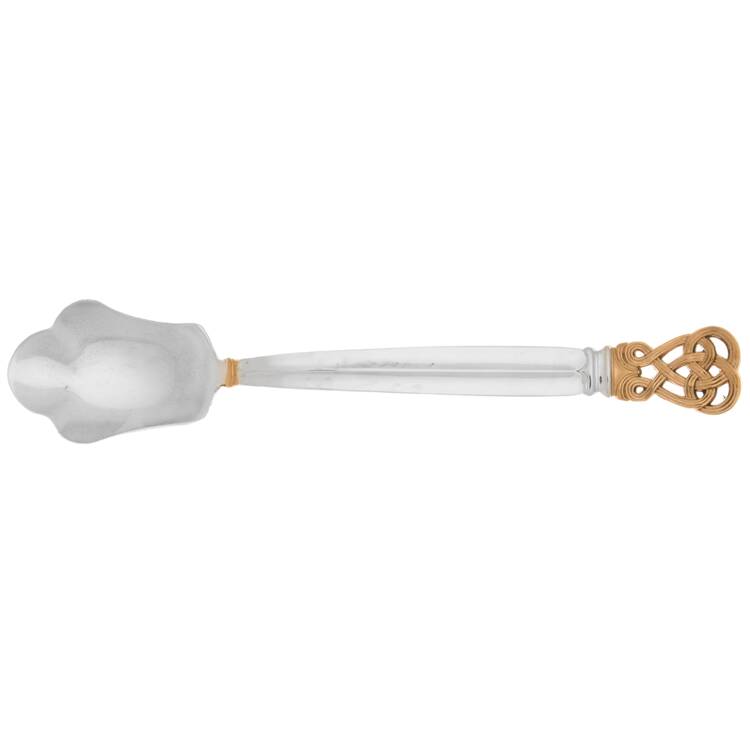 Celtic Weave Gold (Sterling) Ice Cream Spoon Individual HC