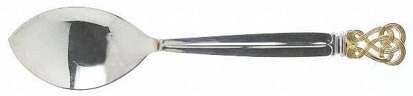Celtic Weave Gold (Sterling) Large Solid Jelly Server