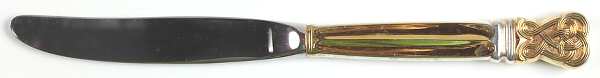 Celtic Weave Gold (Sterling) Modern Hollow Knife