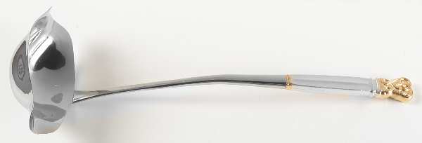 Celtic Weave Gold (Sterling) Punch Ladle with Stainless Bowl