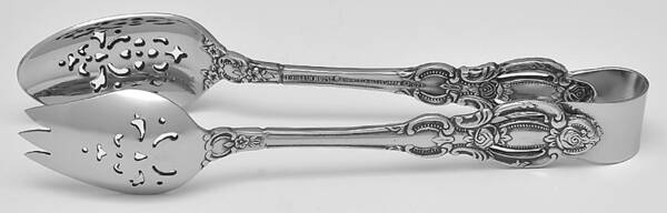 Champlain (Stainless, Georgian House) Ice Serving Tongs Small HC