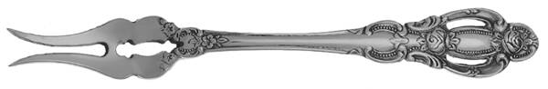 Champlain (Stainless, Georgian House) Butter Pick with Two Tines and Pierced Bowl HC