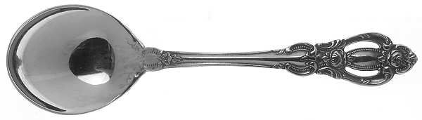 Champlain (Stainless, Georgian House) Round Bowl Soup Spoon (Gumbo)