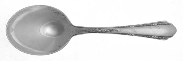 Chased Diana (Sterling, 1928, No Monos) Straight Handle Baby Spoon