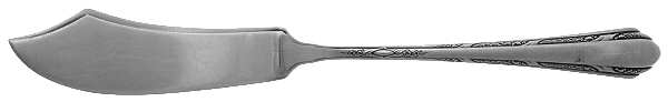 Chased Diana (Sterling, 1928, No Monos) Flat Handle Master Butter Knife