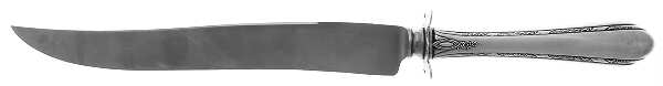 Chased Diana (Sterling, 1928, No Monos) Large Carving/Roast Knife StnlBl w/Sterling Guard
