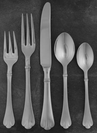 Chelmsford (Stainless, Satinhdl, Glossy) 5 Piece Place Setting