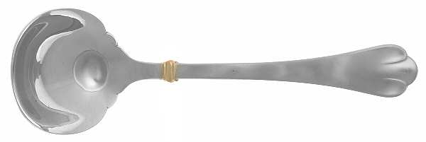 Chelmsford (Stainless-Gold Accent) Solid Gravy Ladle